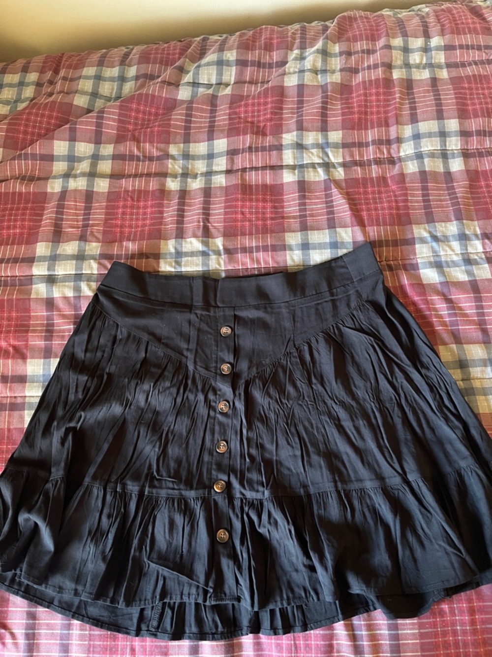 torrid Black Button-Front Circle Skirt